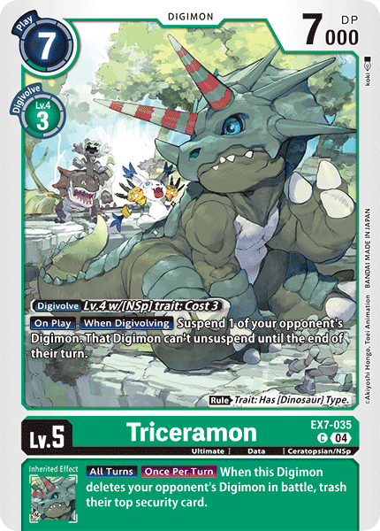 EX7-035C Triceramon