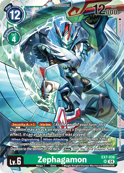 EX7-036SR Zephagamon