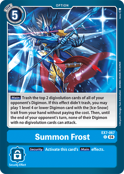 EX7-067C Summon Frost