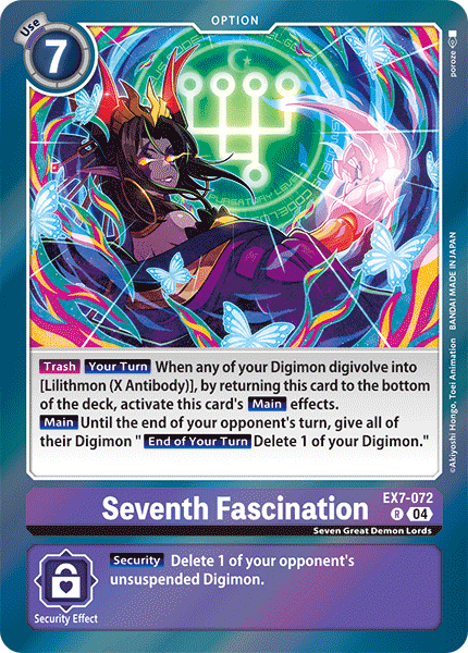 EX7-072R Seventh Fascination