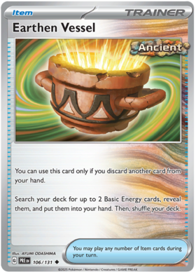 106/131 - Earthen Vessel - Prismatic Evolutions