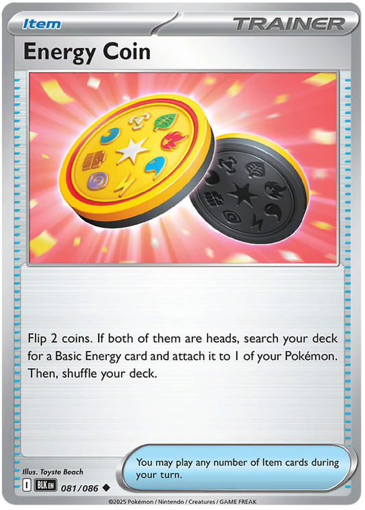 081/086 - Energy Coin - Black Bolt
