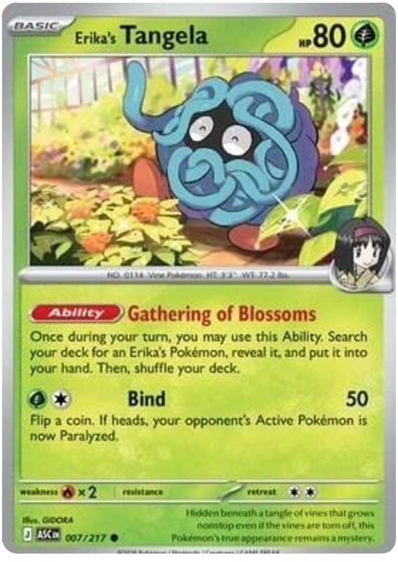 007/217 - Erika’s Tangela - Ascended Heroes