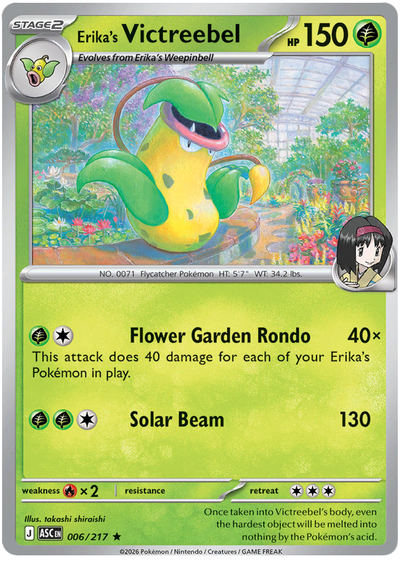 006/217 - Erika’s Victreebel - Ascended Heroes
