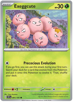 001/191 Exeggcute - Surging Sparks