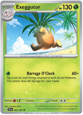 003/191 Exeggutor - Surging Sparks