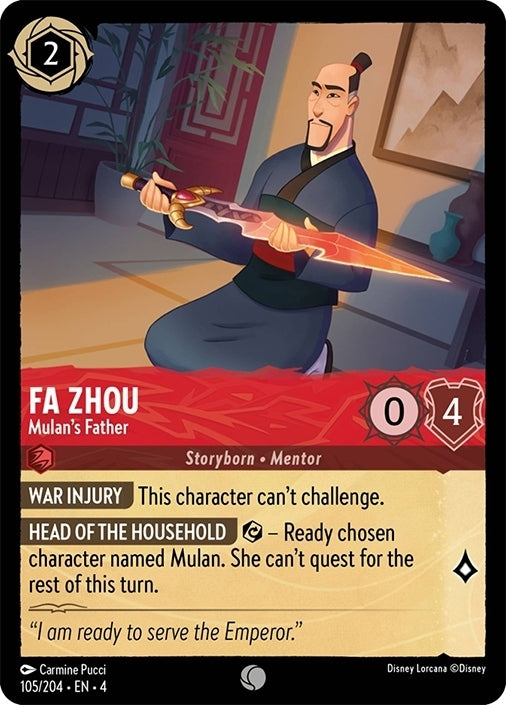 105/204 - Fa Zhou – Mulan’s Father - Ursula's Return