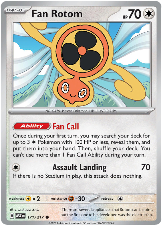 171/217 - Fan Rotom - Ascended Heroes
