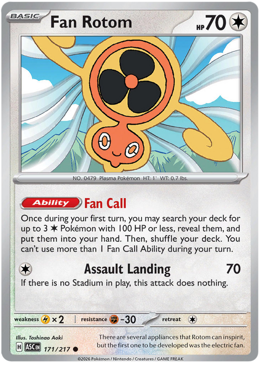 171/217 - Fan Rotom - Ascended Heroes
