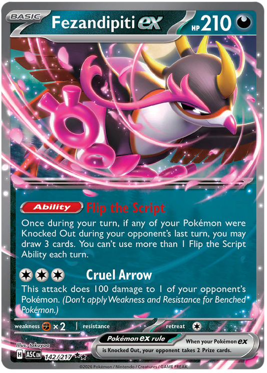142/217 - Fezandipiti ex - Ascended Heroes