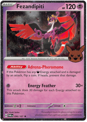096/167 - Fezandipiti - Holo - Trick or Trade 2024 - Twilight Masquerade