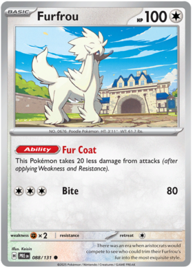 088/131 - Furfrou - Prismatic Evolutions