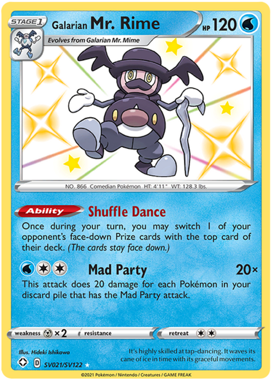 SV021/SV122 - Galarian Mr. Rime - Shining Fates