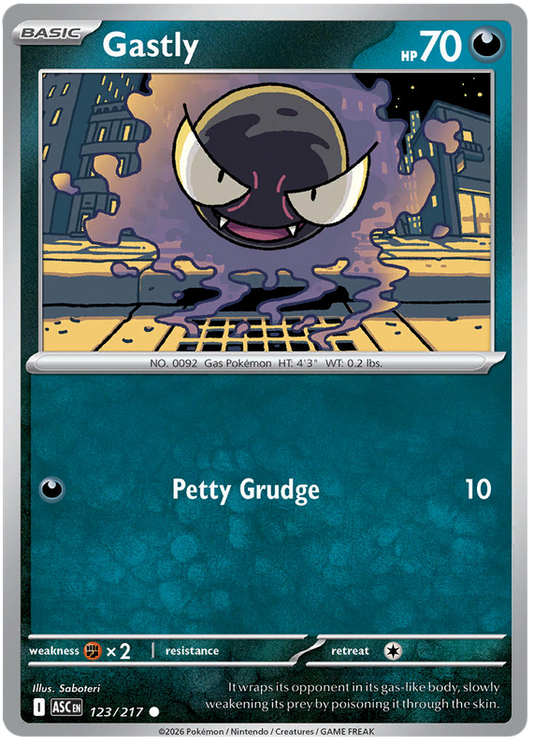 123/217 - Gastly - Ascended Heroes