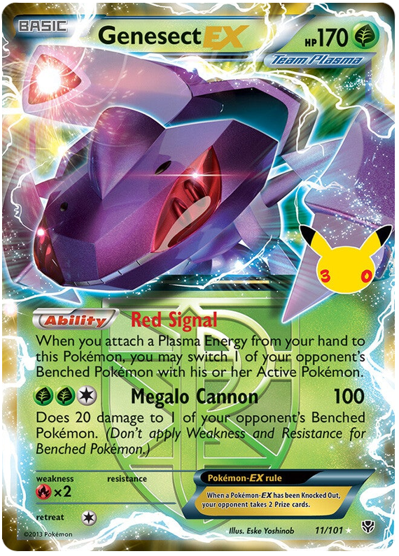 11/101 - Genesect EX - 30th Celebration Classic Collection