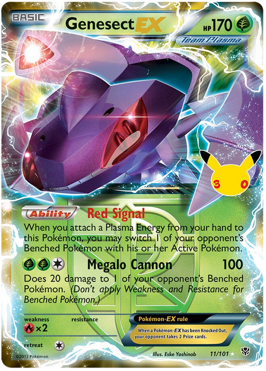 11/101 - Genesect EX - 30th Celebration Classic Collection