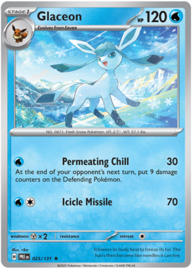 025/131 - Glaceon - Prismatic Evolutions