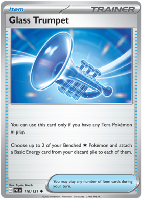 110/131 - Glass Trumpet - Prismatic Evolutions