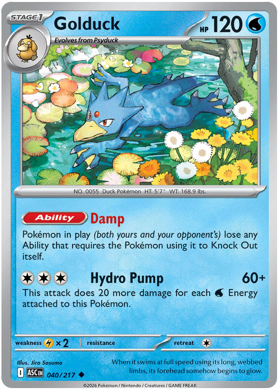 040/217 - Golduck - Ascended Heroes