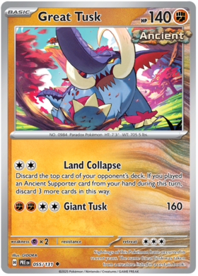 055/131 - Great Tusk - Prismatic Evolutions