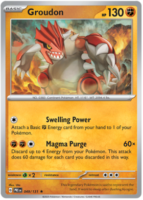 049/131 - Groudon - Prismatic Evolutions