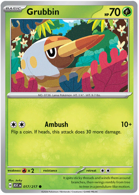 017/217 - Grubbin - Ascended Heroes