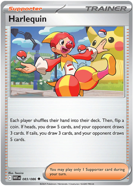083/086 - Harlequin - White Flare
