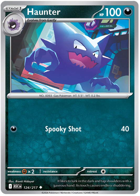 124/217 - Haunter - Ascended Heroes
