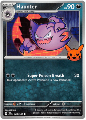 103/162 - Haunter - Trick or Trade 2024 - Temporal Forces