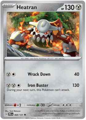 068/131 - Heatran - Prismatic Evolutions