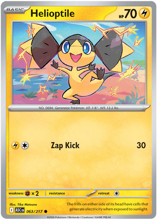 063/217 - Helioptile - Ascended Heroes