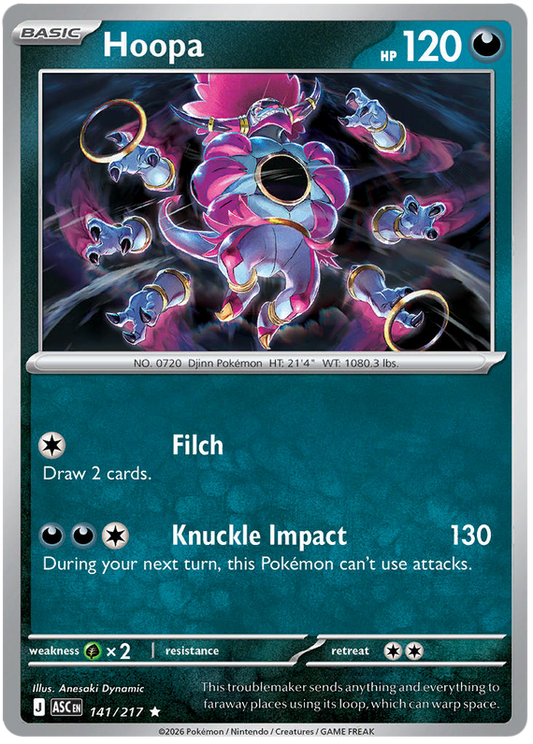 141/217 - Hoopa - Ascended Heroes