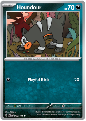 062/131 - Houndour - Prismatic Evolutions