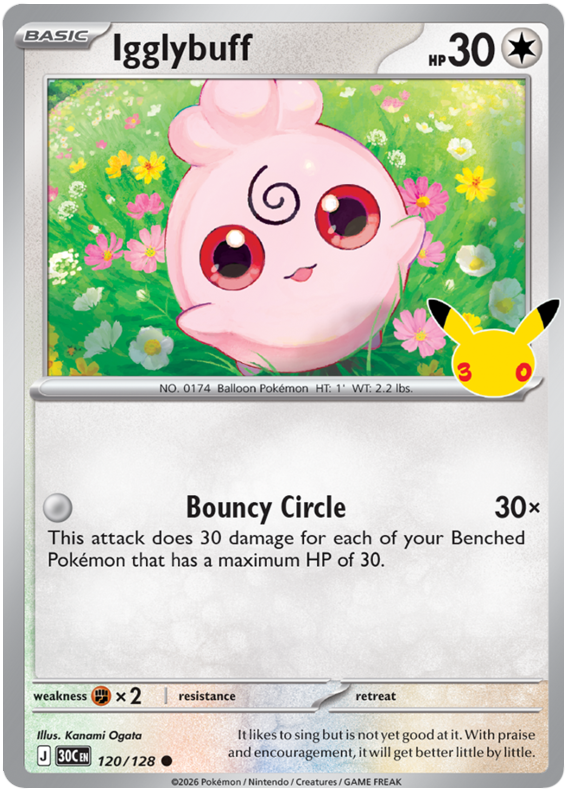 120/128 - Igglybuff - 30th Celebration