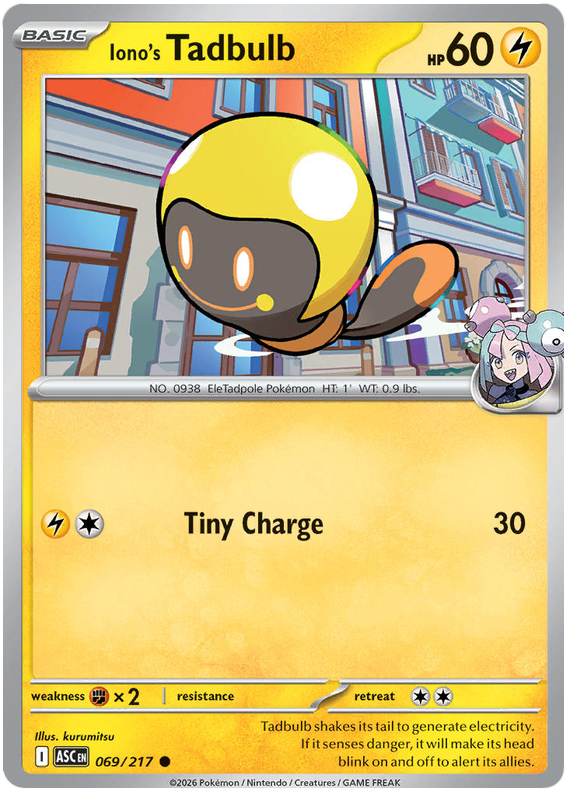 069/217 - Iono's Tabbulb - Ascended Heroes