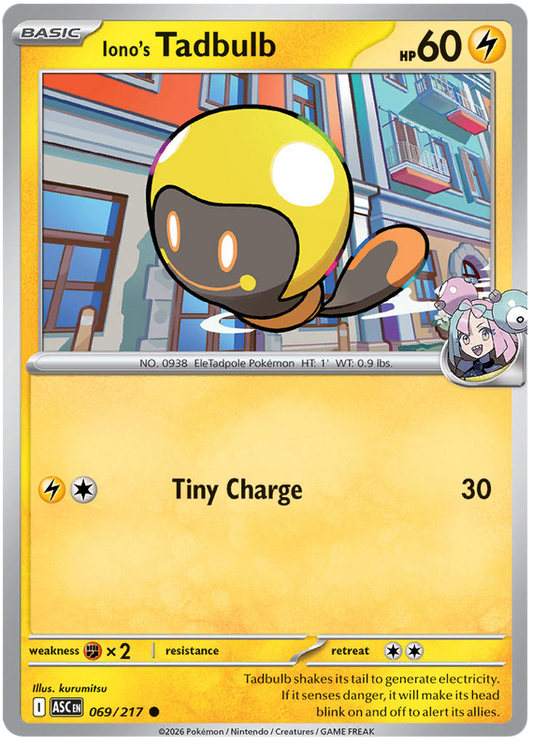 069/217 - Iono's Tabbulb - Ascended Heroes
