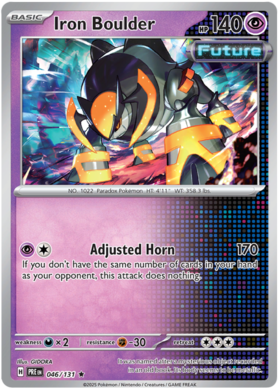046/131 - Iron Boulder - Prismatic Evolutions