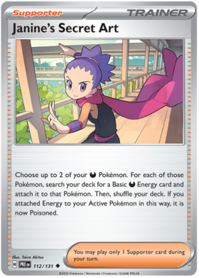112/131 - Janine's Secret Art - Prismatic Evolutions