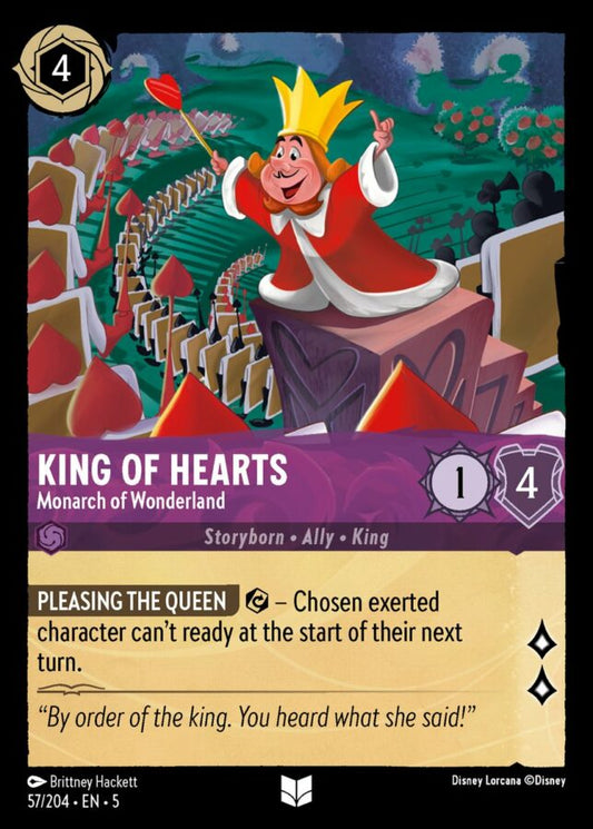 057/204 - King of Hearts - Monarch of Wonderland - Shimmering Skies