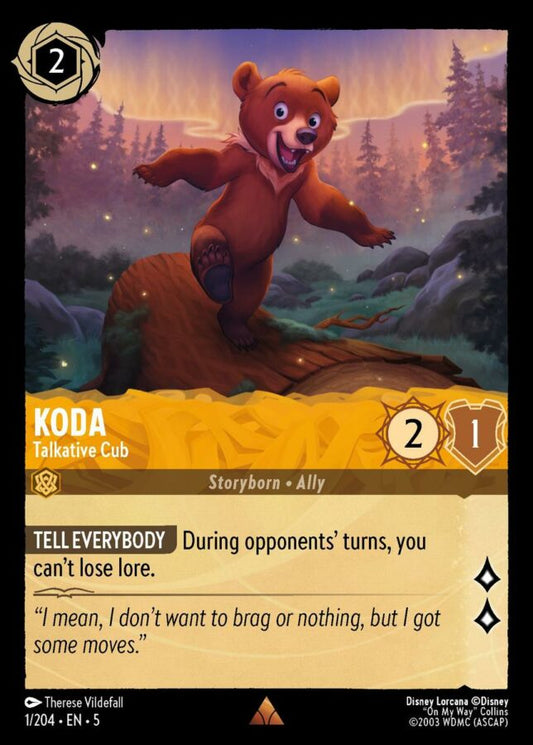 001/204 - Koda - Talkative Cub - Shimmering Skies