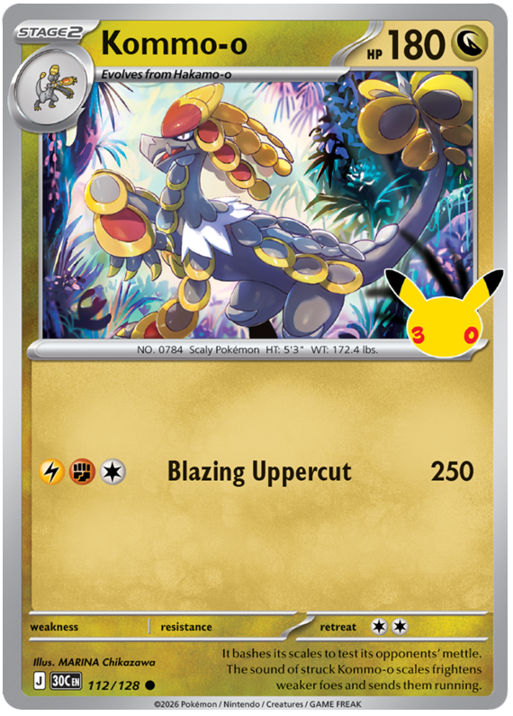 112/128 - Kommo-o - 30th Celebration