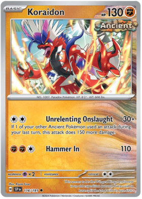 116/191 Koraidon - Surging Sparks