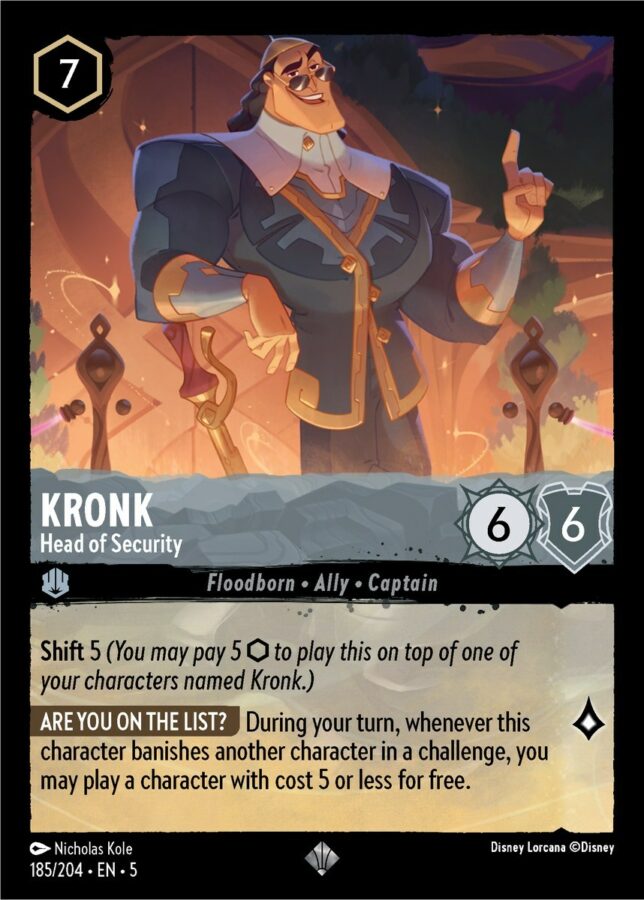 185/204 - Kronk – Head of Security - Shimmering Skies