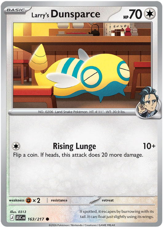 163/217 - Larry’s Dunsparce - Ascended Heroes