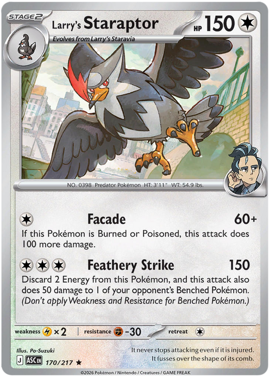 170/217 - Larry’s Staraptor - Ascended Heroes