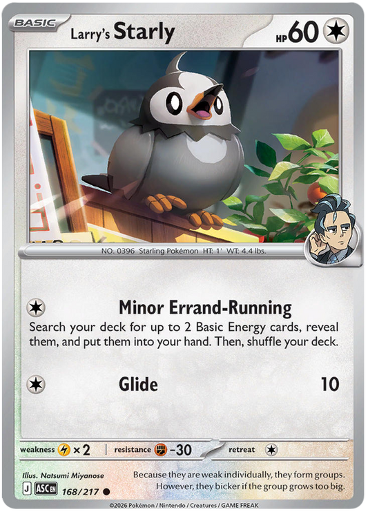168/217 - Larry’s Starly - Ascended Heroes