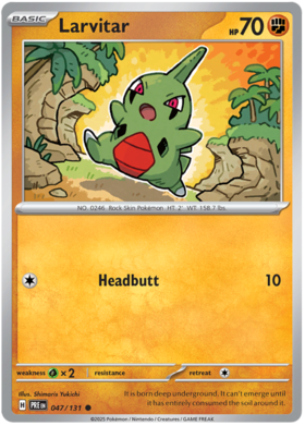 047/131 - Larvitar - Prismatic Evolutions