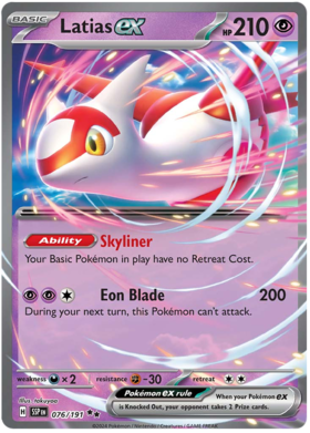 076/191 Latias ex - Surging Sparks