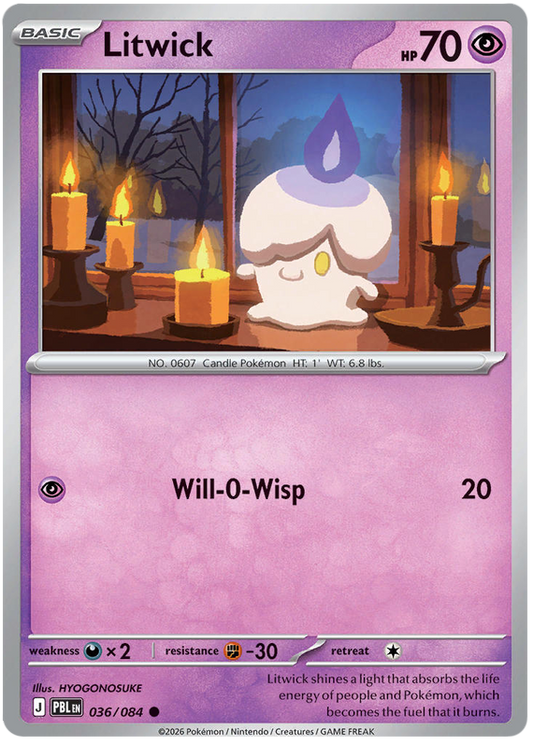 036/084 - Litwick - Pitch Black