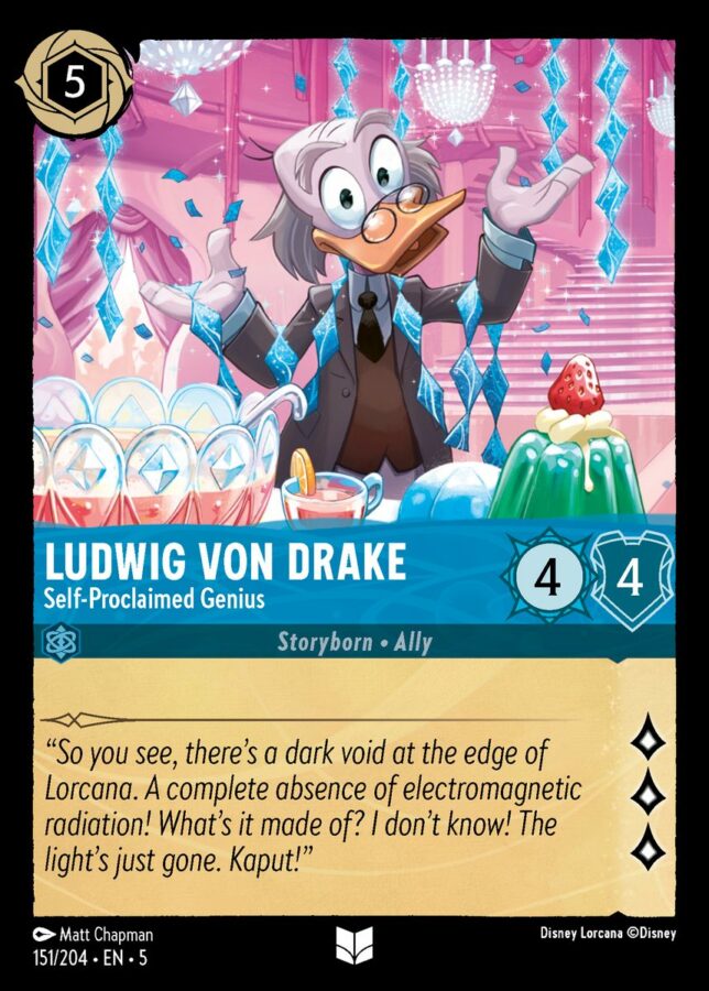 151/204 - Ludwig Von Drake - Self-Proclaimed Genius - Shimmering Skies